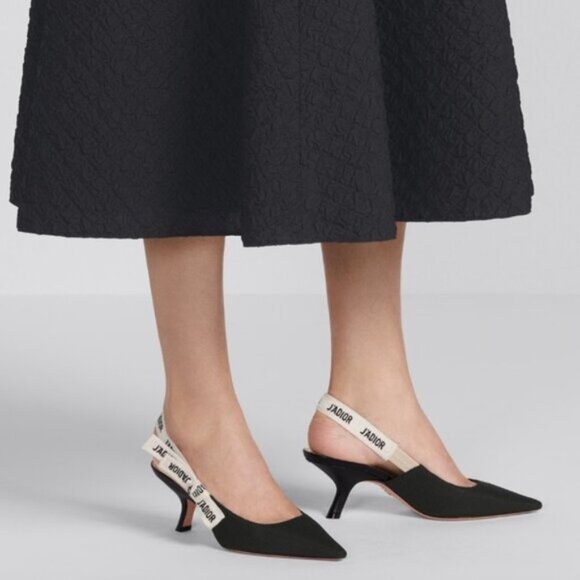 Dior J'Adior Slingback Pump on Black Size 40 - Picture 1 of 6